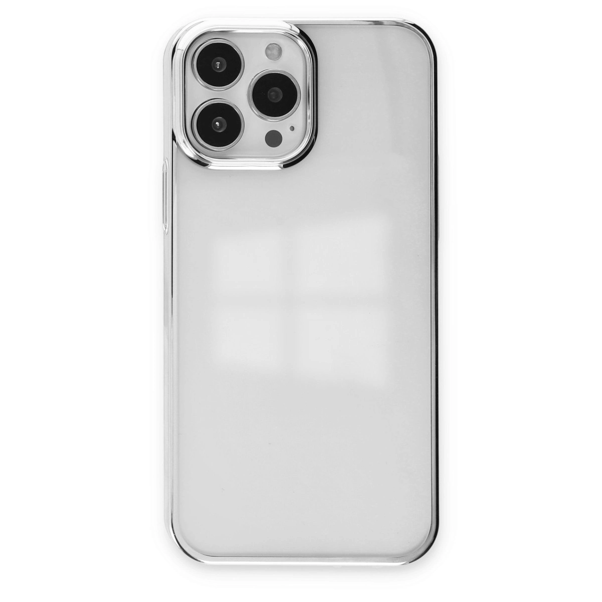 Apple İphone 14 Pro Kılıf Element Silikon - Gümüş