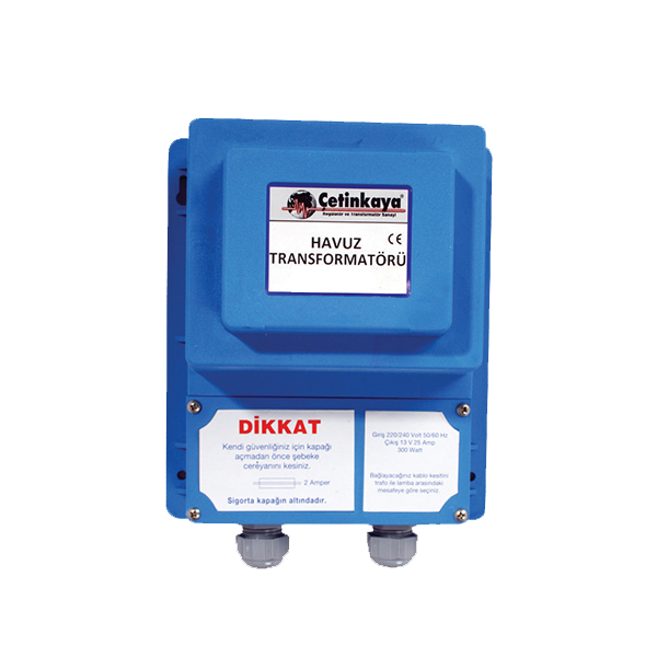Çetinkaya 600 Va Havuz Trafosu 220/12V Alüminyum Polyester