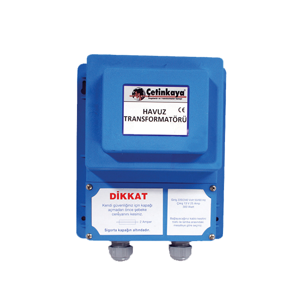 Çetinkaya 600 Va Havuz Trafosu 220/12V Alüminyum Polyester