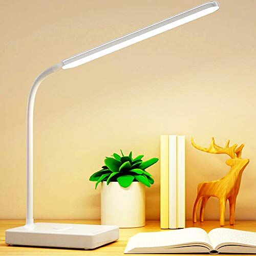 Dekoratif Dokunmatik D1901 Şarjlı kademeli 58 cm LED Masa Lambası, Çalışma masası lambası ışığı, Yatak odası başucu lambası ışığı, kitap okuma