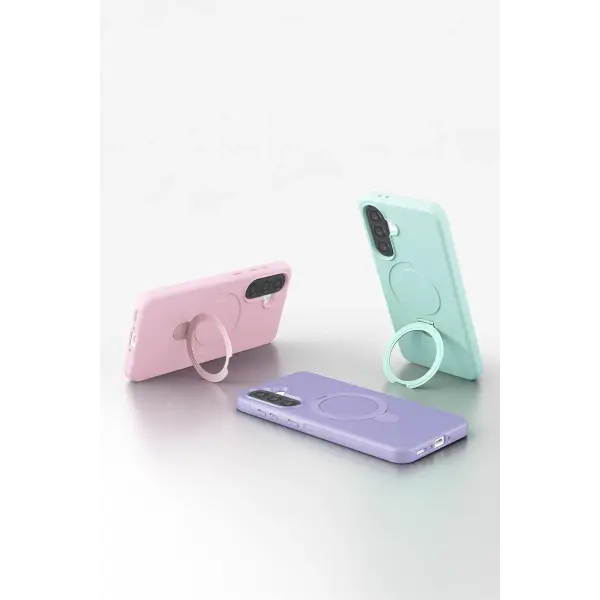 Samsung Galaxy A56 Regal Magsafe Standlı Kapak - Siyah