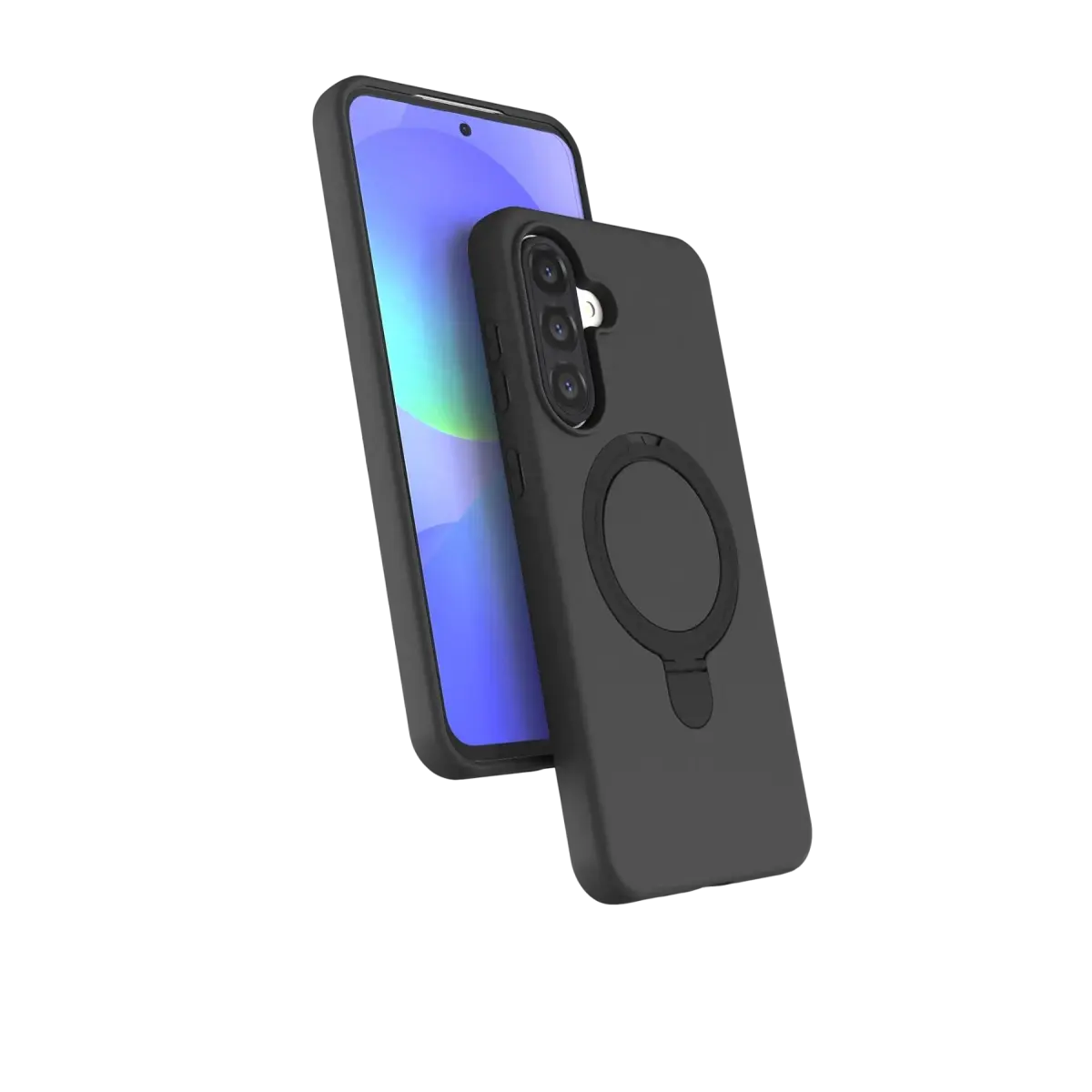 Samsung Galaxy A56 Regal Magsafe Standlı Kapak - Siyah