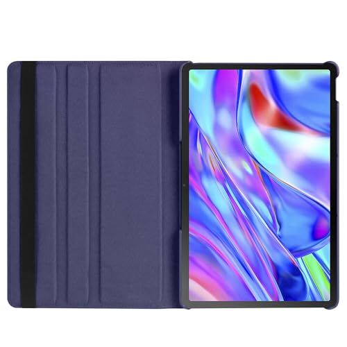 Lenovo Tab P11 2. Nesil 11.5inç TB350FU TB350XU (Pro Değildir) ile Uyumlu 360 Dönebilen Standlı Kılıf Lacivert