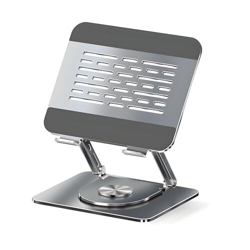 Taşınabilir Katlanabilir Folding Alüminyum Notebook Stand Alüminyum Ayarlanabilir Açı ve Katlanabilir Portatif Rahat Kullanım 11 inç 17 İnç Dizüstü Bilgisayar ve Laptop Stant | L98C