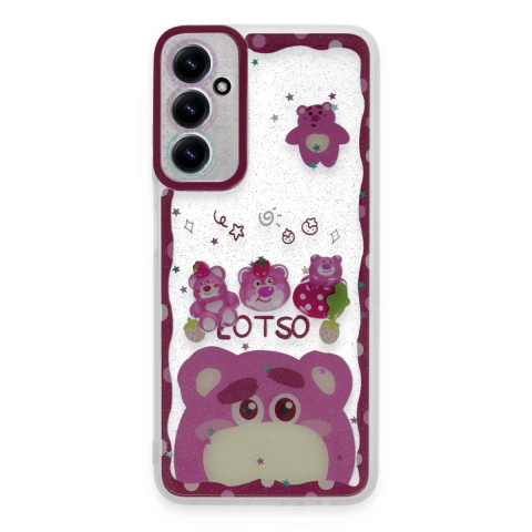 Samsung Galaxy A25 5g Kılıf Sweet Desenli Silikon Kapak - Pembe