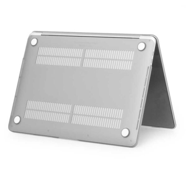 Apple MacBook Pro 13.3inç A1706 A1708 A1989 A2159 Uyumlu Mat Kılıf, Ön Arka Kapak, Renksiz