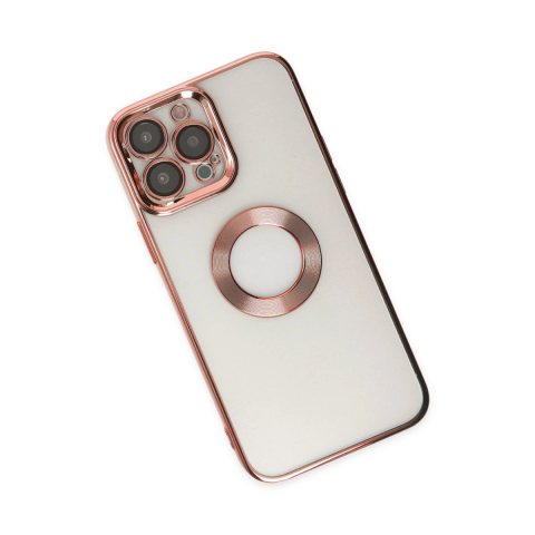 Apple İphone 14 Pro Max Kılıf Slot Silikon - Rose Gold