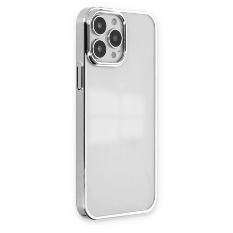 Apple İphone 14 Pro Max Kılıf Element Silikon - Gümüş