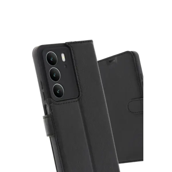Realme C75 4G Trend S Plus Kapaklı Kılıf - Siyah