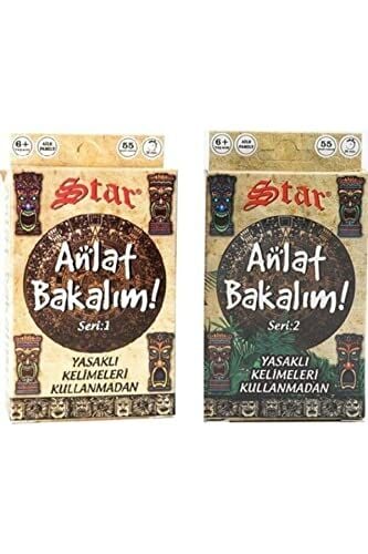 2STAR Anlat Bakalım Kartları Kelime Oyunu Seri:1 ve 2 - 2'li Set