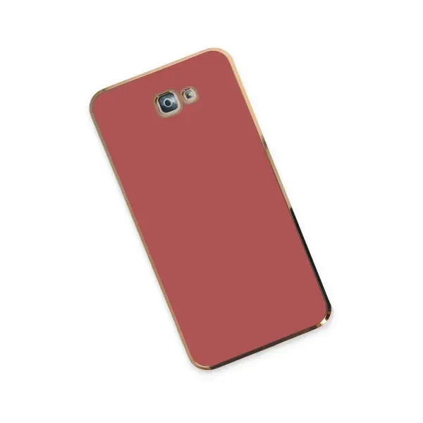 Samsung Galaxy J7 Prime Kılıf Volet Silikon - Kırmızı