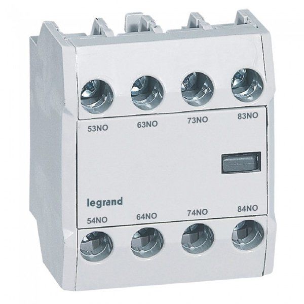 Legrand 416853 CTX³ Kontaktör Üst Yardımcı Kontak 4NA