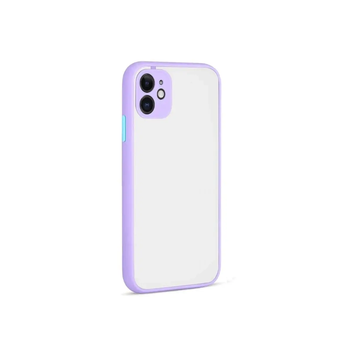 Apple iPhone 12 Kılıf Montreal Silikon Kapak - Mor