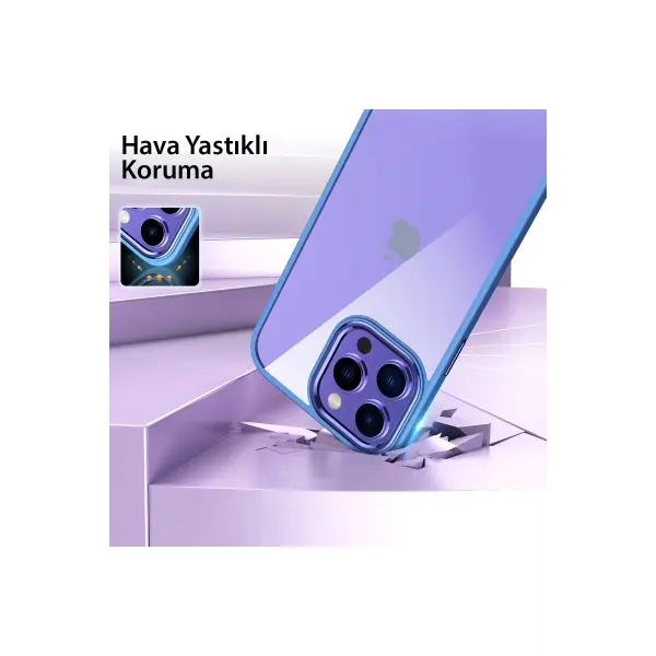Apple iPhone 14 Pro Max Kılıf Power Silikon - Rose