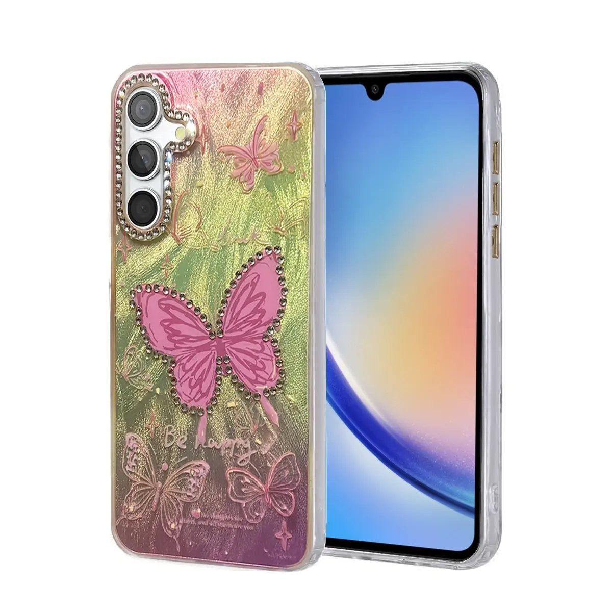Samsung Galaxy A34 5G Kılıf Blade Aynalı Desenli Kapak - Desen 5