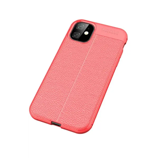 Apple iPhone 11 Kılıf Auto Focus Kapak - Kırmızı