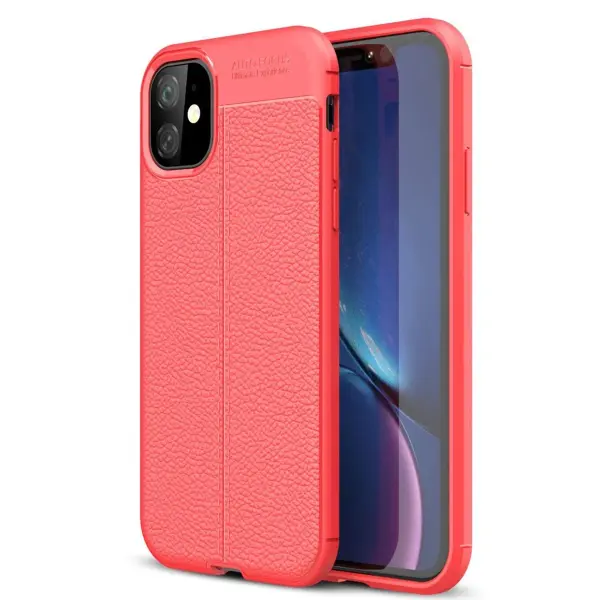 Apple iPhone 11 Kılıf Auto Focus Kapak - Kırmızı