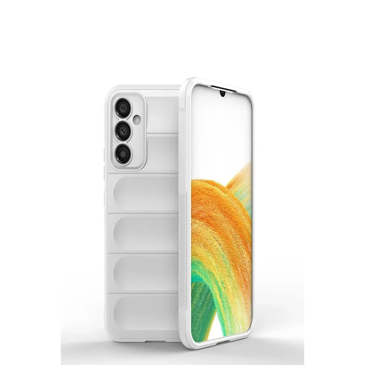 Samsung Galaxy A15 4G Kılıf Optimum Silikon - Krem