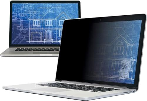 Apple Macbook Pro M2 Pro 14.2 İnç ile Uyumlu Hayalet Ekran Koruyucu, Yandan Görünmeyen Anti-Spy Gizlilik (Privacy), 9H Temperli Nano Kırılmaz Esnek Cam 16:10