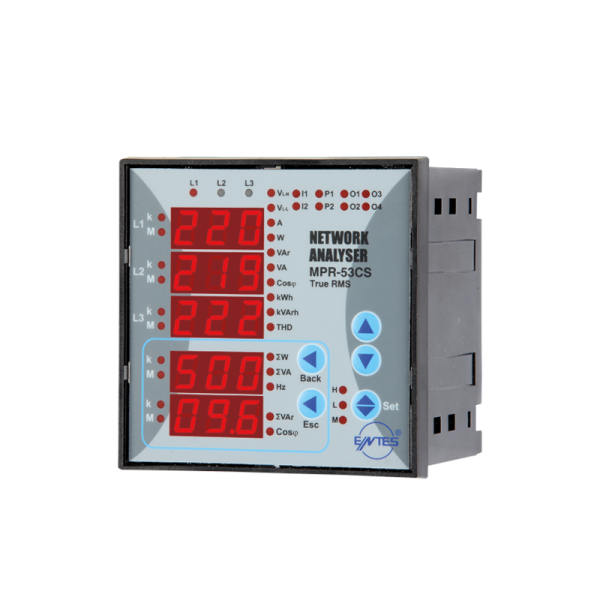 Entes MPR-53CS-96-CT25 Şebeke Analizörü