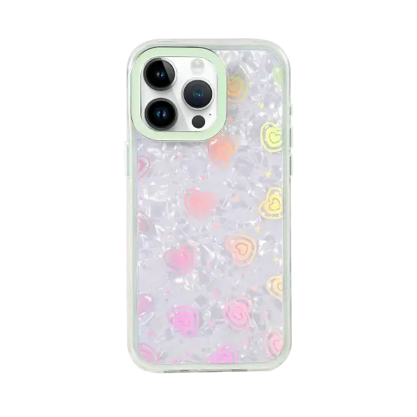 Apple iPhone 14 Lumi Desenli Kapak - Yeşil
