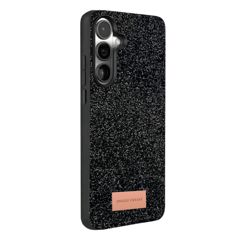 Onegif Samsung Galaxy A57 5g Bright Simli Kapak - Siyah