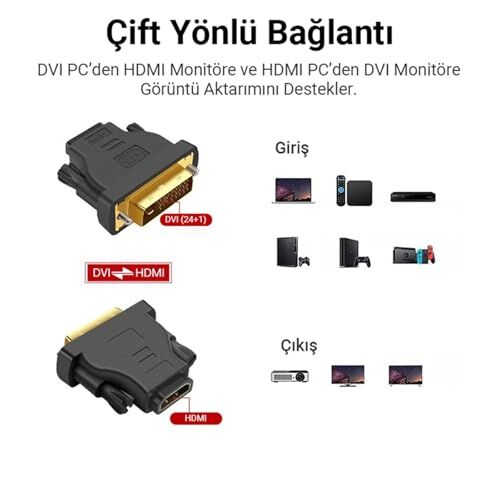 Dvı 24+1 - HDMI Dönüştürücü Adaptör