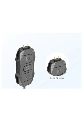 Argb Kontrolcü 5v 3 Pin - Sata, Siyah, Argb Dönüştürücü RGB Denetleyici Kablo