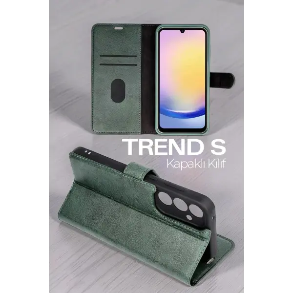 Samsung Galaxy S26 Kılıf Trend S Plus Kapaklı Kılıf - Kırmızı