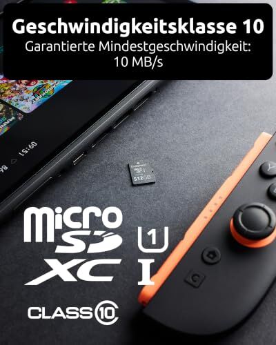 Micro Sdxc 512GB Sınıf 10 Bellek Kartı, SD Adaptörlü Uhs-I
