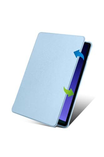 Galaxy Tab S9 Termik Kalem Bölmeli Döner Standlı Kılıf - Siyah