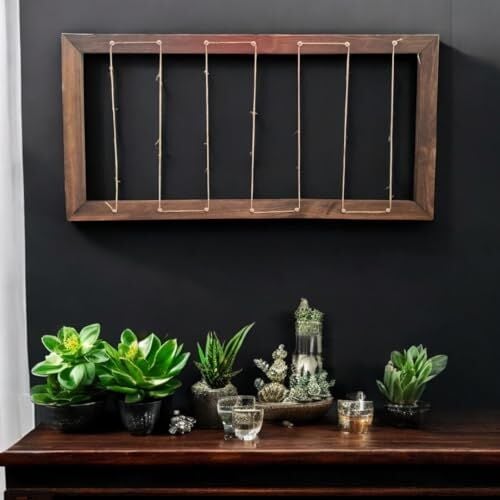 Rustik Masif Ahşap Anı Resim Çerçevesi 40 * 80