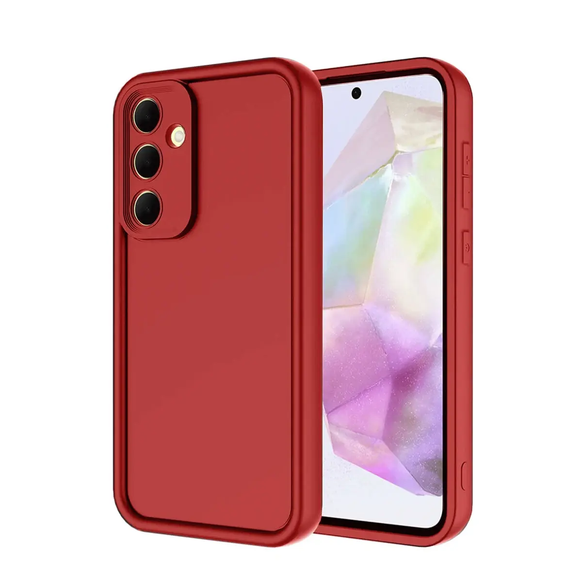 Samsung Galaxy A36 Kılıf Viera Silikon - Kırmızı