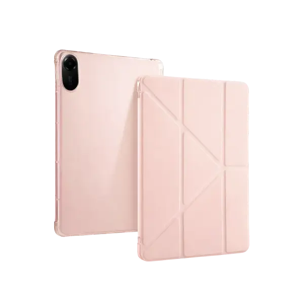 Xiaomi Redmi Pad 2 Kalemlikli Mars Tablet Kılıfı - Rose Gold