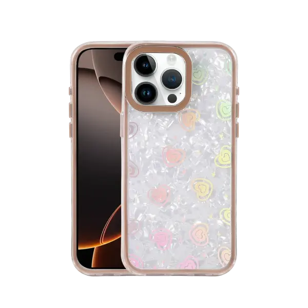 Apple iPhone 14 Pro Max Lumi Desenli Kapak - Çöl Titanyum