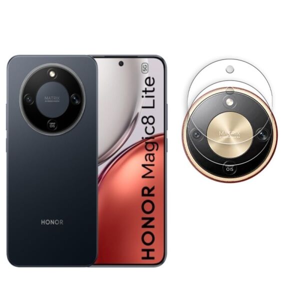 Honor Magic 8 Lite Uyumlu 2 Adet Esnek Nano Kamera Lens Koruyucu