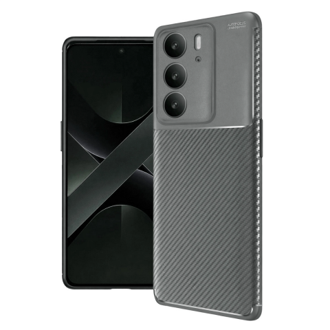 Realme C75 4g Auto Focus Karbon Kapak - Gri
