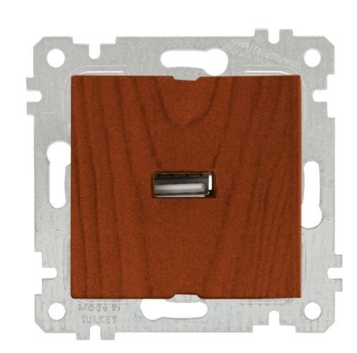 Mutlusan Rita Mek Tuş Tekli Usb Şarj Priz i Kiraz 2200 448 0156
