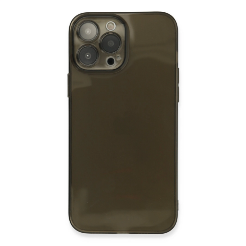 Apple İphone 13 Pro Max Kılıf Fly Lens Silikon - Siyah