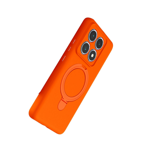 Xiaomi Mi 14t Pro Regal Magsafe Standlı Kapak - Turuncu