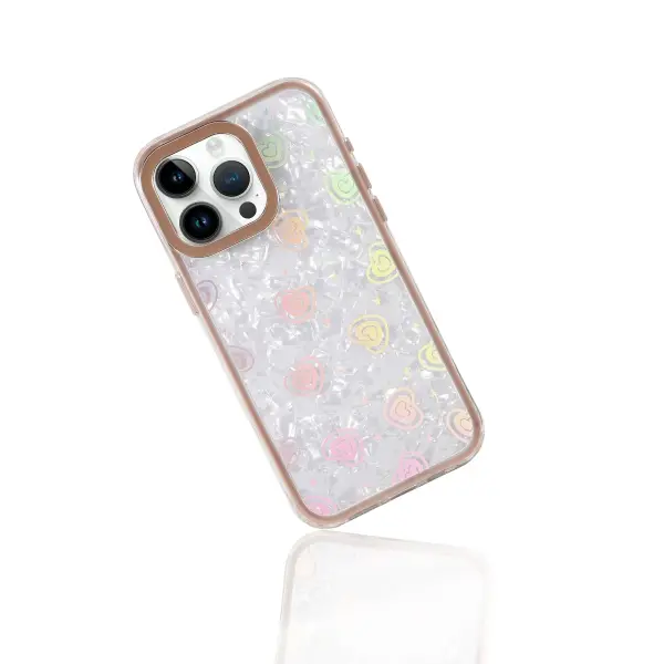 Apple iPhone 15 Pro Lumi Desenli Kapak - Çöl Titanyum