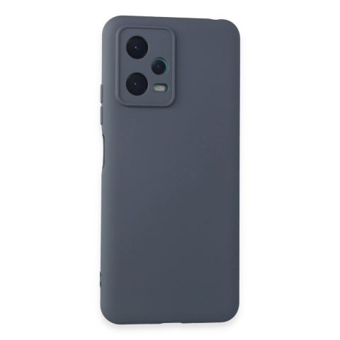 Xiaomi Redmi Note 12 5g Kılıf Nano İçi Kadife Silikon - Gri