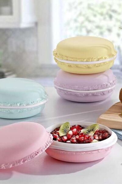 Makaron Şeklinde Saklama Kabı 400 ml 1 Adet