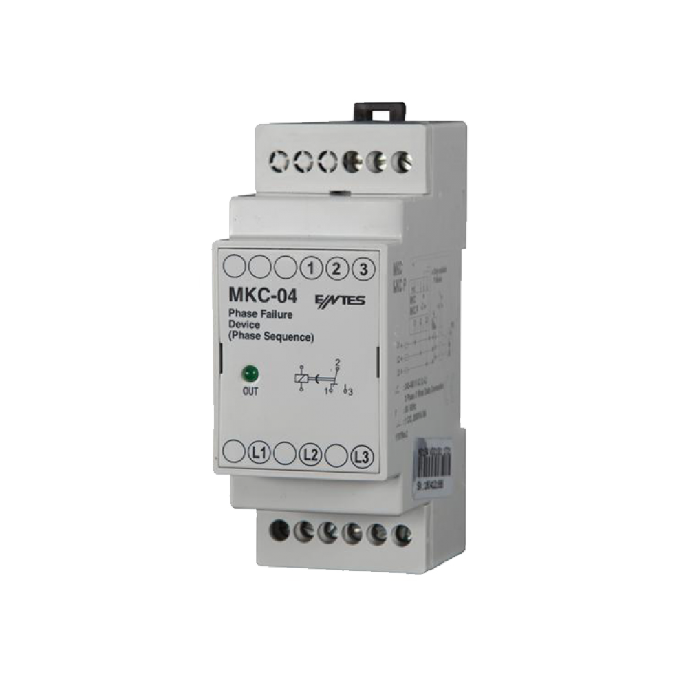 Entes MKC-04-380-400VAC Motor (Faz) Koruma Rölesi