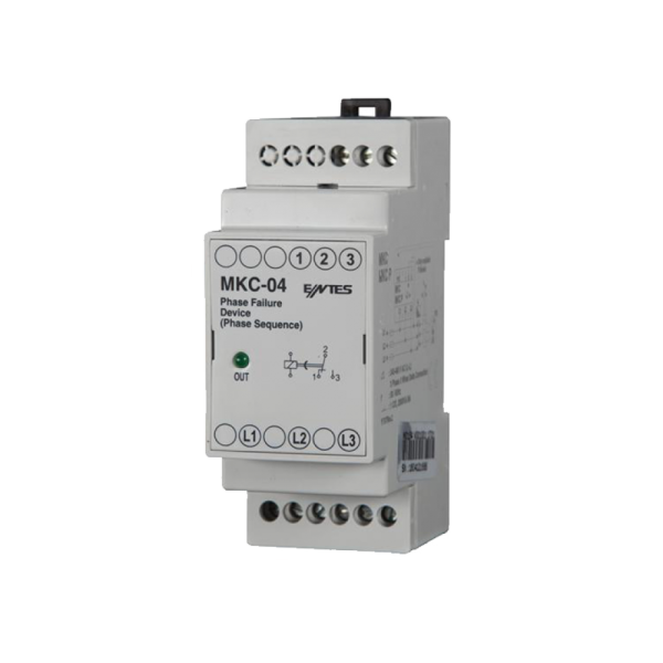 Entes MKC-04-380-400VAC Motor (Faz) Koruma Rölesi