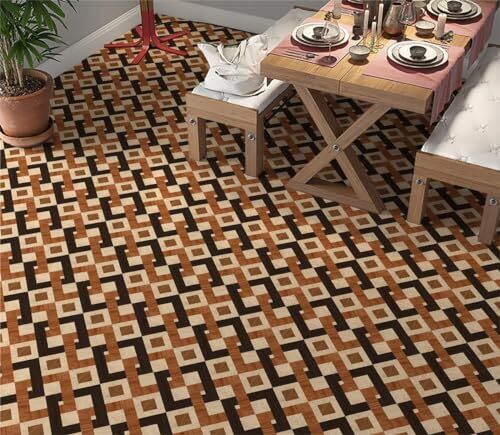 65x130 cm Floor Wood Tile Yer Kaplama Folyosu