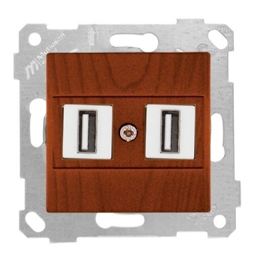 Mutlusan Rita Mek Tuş Data Priz i 2*Usb Kiraz 2200 456 0156