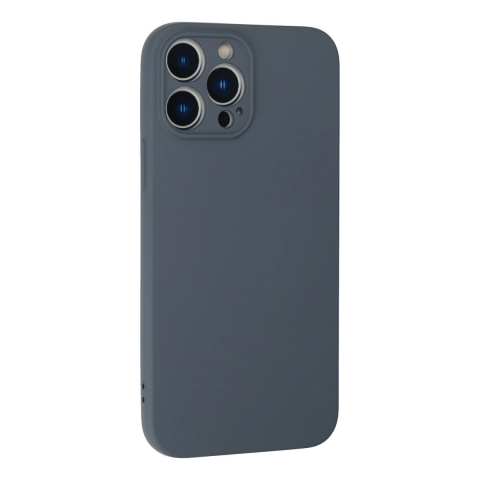 Apple İphone 13 Pro Max Kılıf Nano İçi Kadife Silikon - Gri