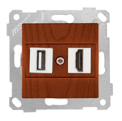 Mutlusan Rita Mek Tuş Data Priz i 1*Usb/1*Hdmı Kiraz 2200 459 0156