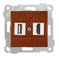 Mutlusan Rita Mek Tuş Data Priz i 1*Usb/1*Hdmı Kiraz 2200 459 0156